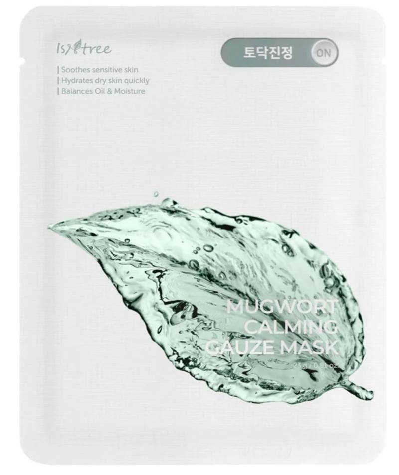 Isntree Mugwort Calming Gauze Mask 1 Stk