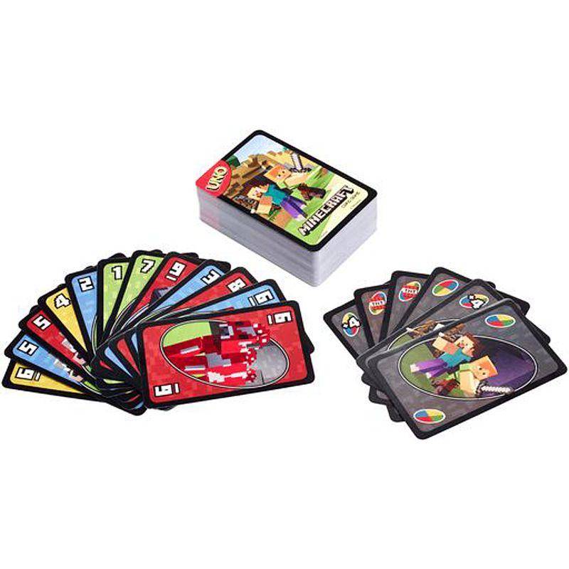 Mattel Games - Uno Minecraft - (967-1174) Brætspil - Geekd.dk