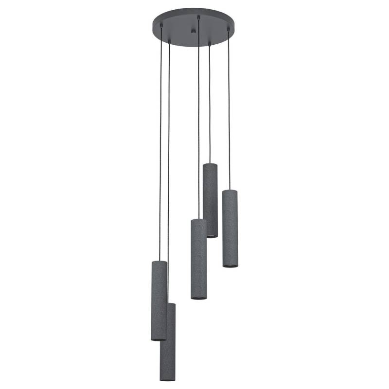 Outlet: Eglo Mentalona Pendel Klynge Til 5xgu10 I Sort/Hvid