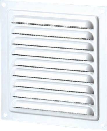 Murrist Mvm125s 125x125mm Alu Hvid M/Net - Solar Plus