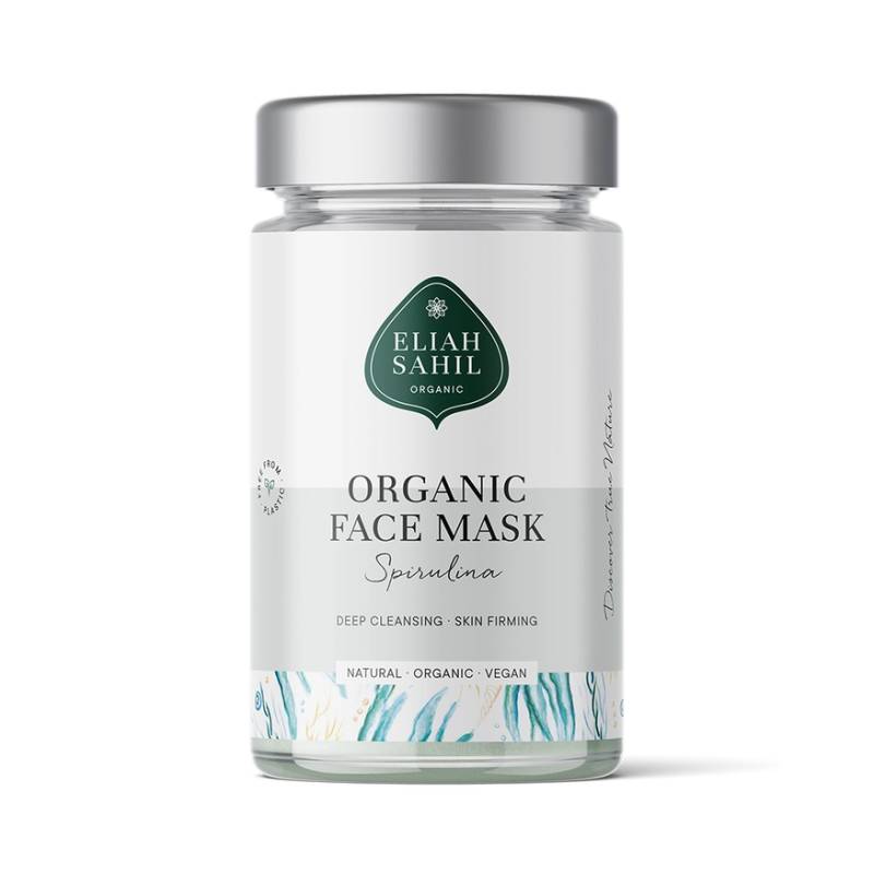 Eliah Sahil Organic Face Mask - Naturlig Ansigtsmaske Med Spirulina Til Dybderens - Ansigtmaske - Eliah Sahil - Studiobuus