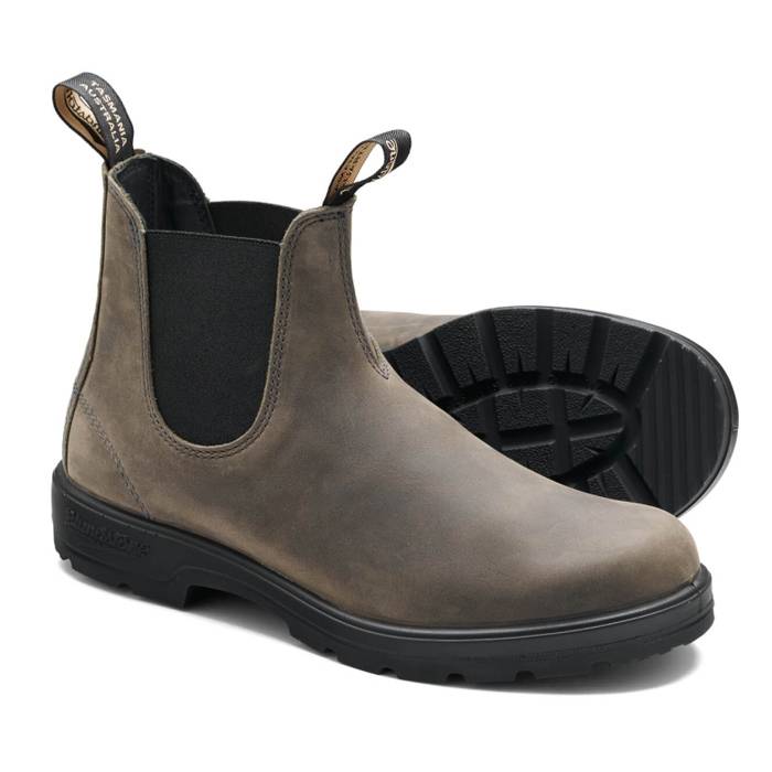Blundstone Classic Chelsea 2446 Herre / Mænd, Clay-43,5 / Uk 9,5 - Læderstøvler Uden Snørebånd