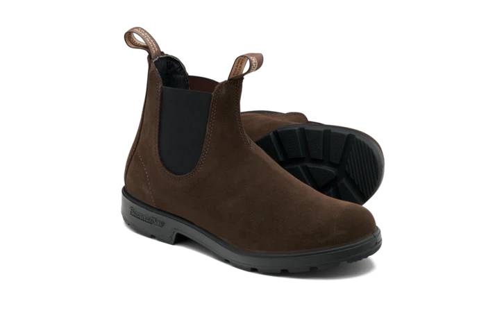 Blundstone 2410, Brown Suede-39 / Uk 6 - Læderstøvler Uden Snørebånd