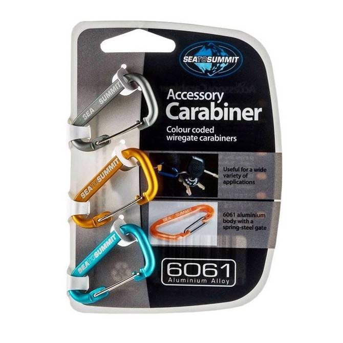 Sea To Summit Karabiner Sæt, 4cm - Andet Friluftsgrej
