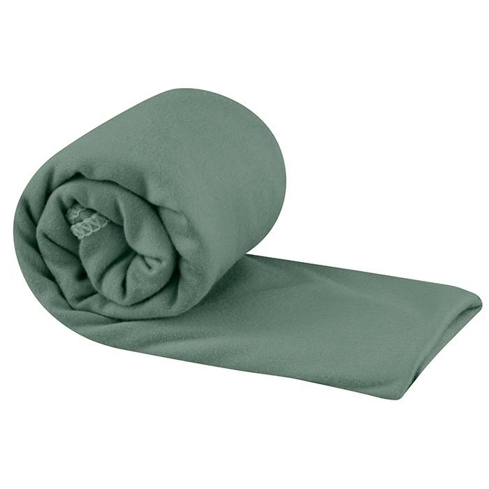 Sea To Summit Pocket Towel S / Håndklæde, 40 X 80 Cm, Sage - Håndklæde, Personlig Pleje