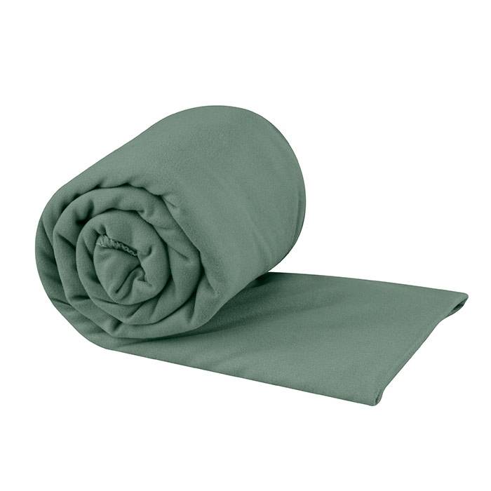 Sea To Summit Pocket Towel L / Håndklæde, 60x120 Cm, Sage - Håndklæde, Personlig Pleje