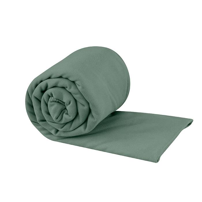 Sea To Summit Pocket Towel Xl / Håndklæde, 75x150 Cm, Sage - Håndklæde, Personlig Pleje