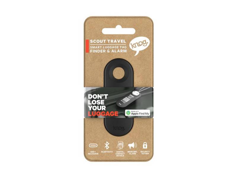 Knog Scout - Alarm & Tracker Til Rejsen - Sort