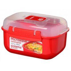 Sistema 525ml Rectangular Microwave - Tilbehør Til Køkken