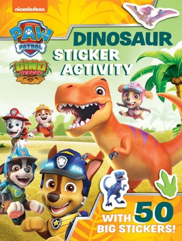 Paw Patrol Dinosaur Sticker Activity - Harpercollins Publishers