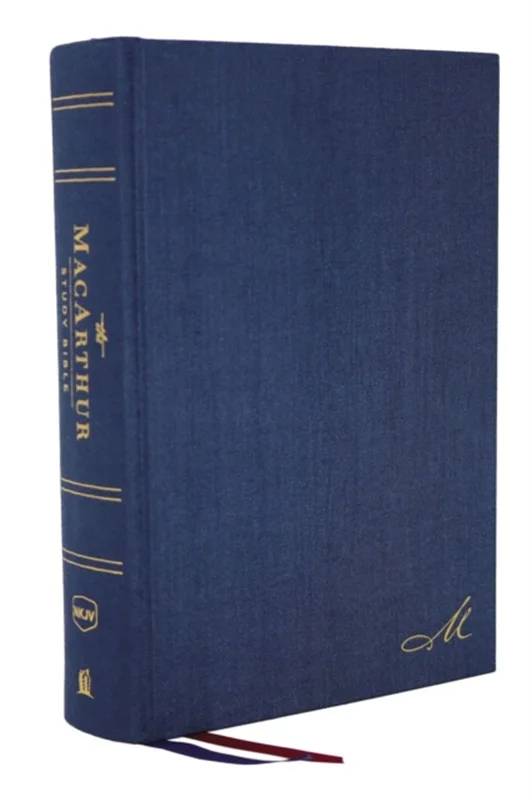 Nkjv, Macarthur Study Bible, 2nd Edition, Cloth Over Board, Blue, Comfort Print - Thomas Nelson Publishers