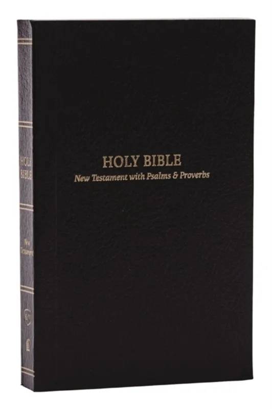 Kjv Holy Bible: Pocket New Testament With Psalms And Proverbs, Black Softcover, Red Letter, Comfort Print: King James Version - Thomas Nelson Publishers