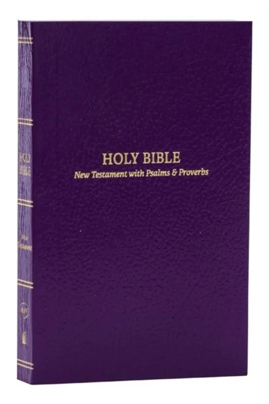 Kjv Holy Bible: Pocket New Testament With Psalms And Proverbs, Purple Softcover, Red Letter, Comfort Print: King James Version - Thomas Nelson Publishers
