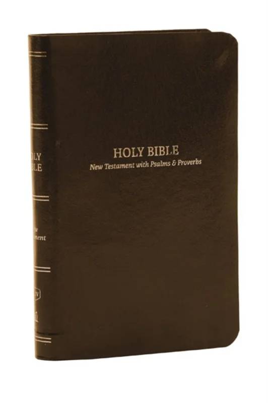 Kjv Holy Bible: Pocket New Testament With Psalms And Proverbs, Brown Leatherflex, Red Letter, Comfort Print: King James Version - Thomas Nelson Publishers