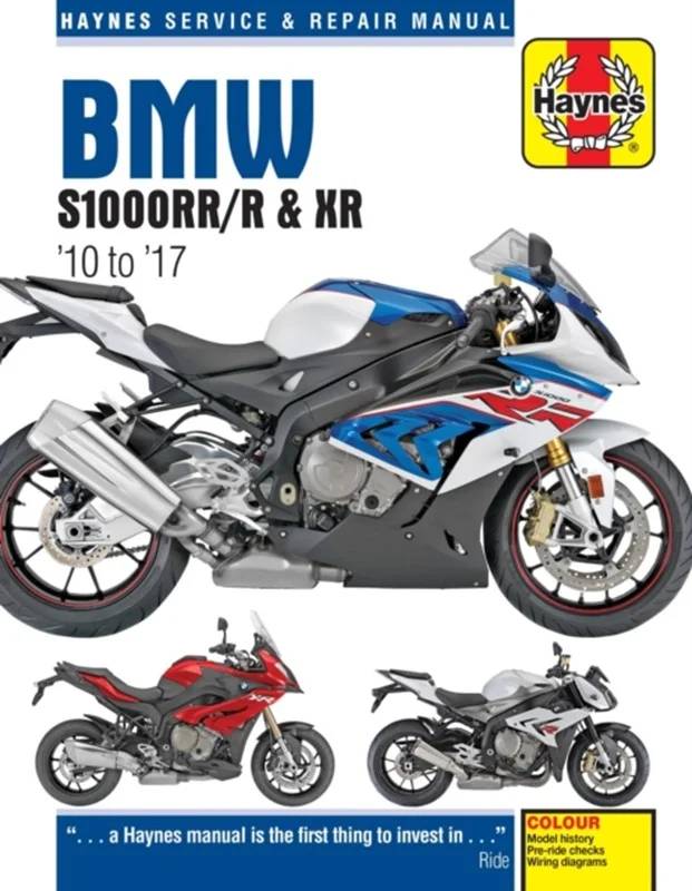 Bmw S1000rr/R & Xr Service & Repair Manual (2010 To 2017) - Haynes Publishing Group