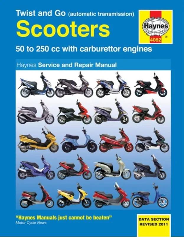 Twist And Go (automatic Transmission) Scooters Service And Repair Manual - Haynes Publishing Group