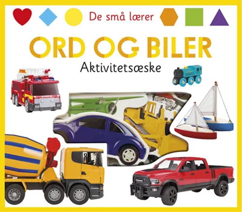 De Små Lærer - Ord Og Biler - Aktivitetsæske - Alvilda