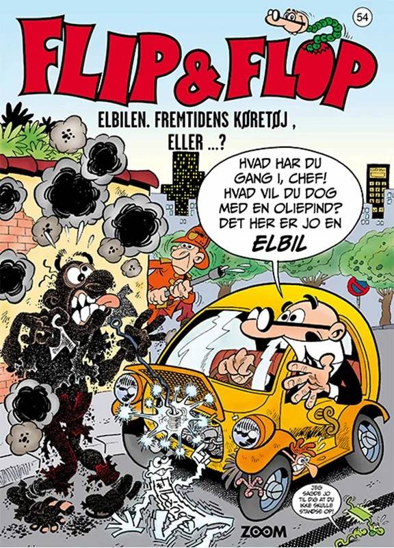 Flip & Flop 54: Elbilen - Fremtiden Køretøj., Eller ...? - Forlaget Zoom