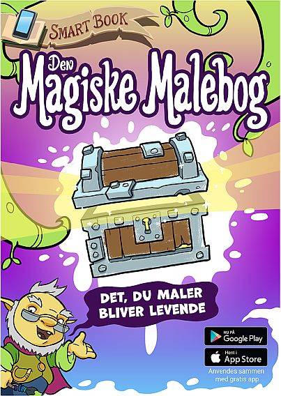 Smart Book (ar/Augmented Reality) - Den Magiske Malebog (dansk) - !comics, Romaner Og Magasiner